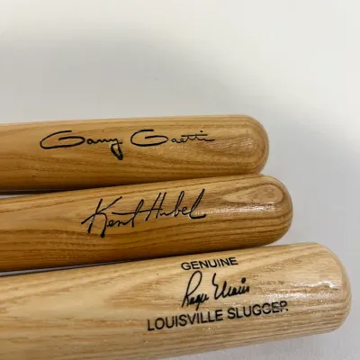 Sale Photo Thumbnail #346: 3 Signed mini bats