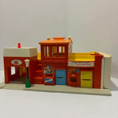 Sale Photo Thumbnail #110: Vintage Fisher-Price Play Family Village