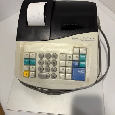Sale Photo Thumbnail #181: Royal 325cx cash register, works, no keys