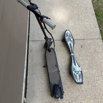 Sale Photo Thumbnail #410: The Wave ripstick and escooter (no charger for escooter)