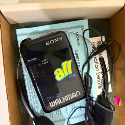 Sale Photo Thumbnail #353: Midiplus keyboard controller, guitar capos, Sony Walkman, camera