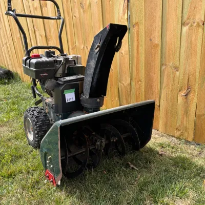 Sale Photo Thumbnail #401: Snow blower; has compression, unknown condition