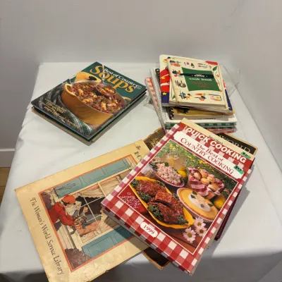 Sale Photo Thumbnail #191: Lot of various cookbooks