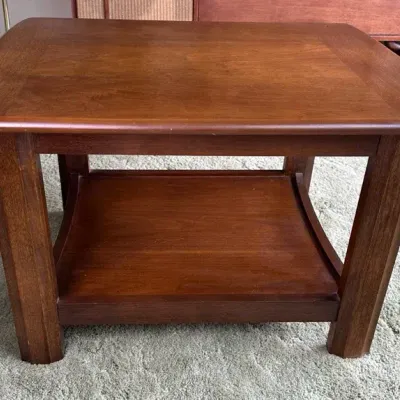 Wooden End Table