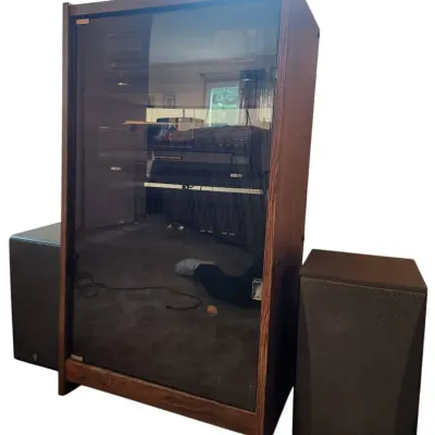 Stereo Cabinet And Equipment 