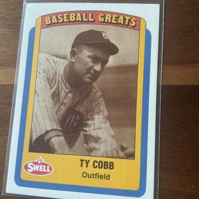 Vintage 1990 Ty Cobb Baseball Card