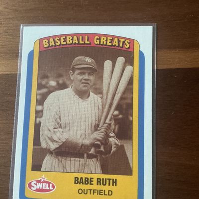 Vintage 1990 Babe Ruth Baseball Card
