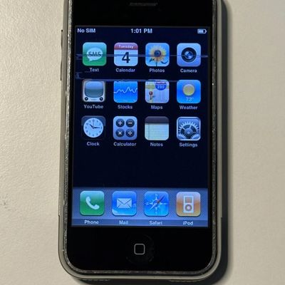 iOS 1.0 Apple iPhone 1st Generation - 8GB - 2G -Rare Collectors Item