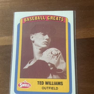 Vintage 1990 Ted Williams Baseball Card