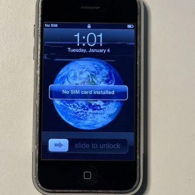 iOS 1.0 Apple iPhone 1st Generation - 8GB - 2G -Rare Collectors Item