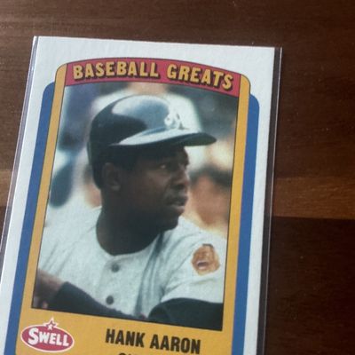 Vintage 1990 Hank Aaron Baseball Card
