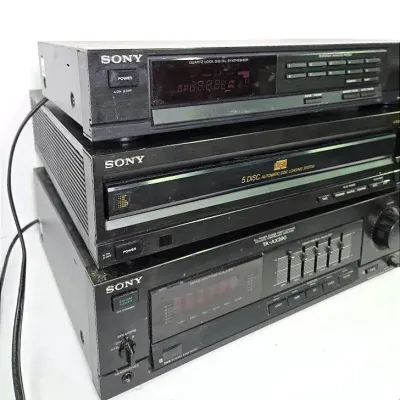 Sony Amplifier TA-AX390, Tuner ST-JX390 & CD Changer CDP-C401