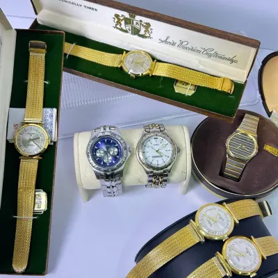 Vintage Men’s Watches - Rolatron 36, Orion, & Fossil