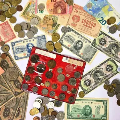 Foreign Coins & Currency - Mexico, Taiwan, Israel, Greece, Euros & More