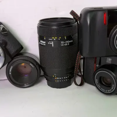Nikon EM 35mm Camera Body, Zoom Touch Point & Shoots, Lenses & More
