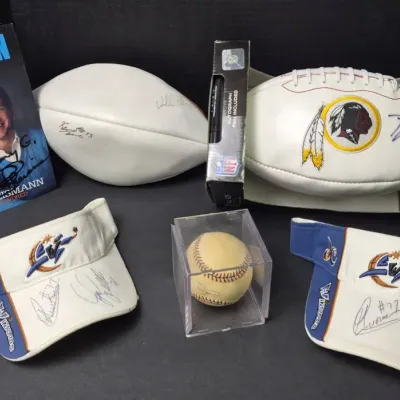 Sports Autographs: Washington Redskins Joe Theismann; Wizards Gheorghe Muresan & More!