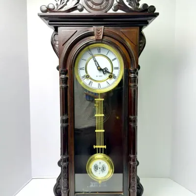 Wood 31 Day Wall Clock - Made in Korea