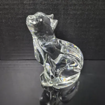 Waterford Cat Figurine - 5.25" 