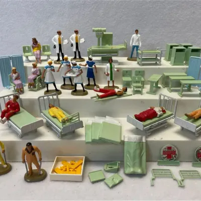 Super Deetail Britains Hospital Ward Play Set, 80s 