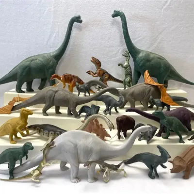 Plastic And Vinyl Dinosaur Figurines, British Museum 