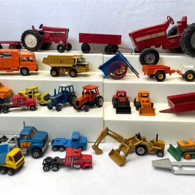 Vintage Toy Tractors And Trucks, 70s & 80s