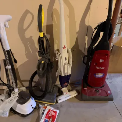 Lot of Vacuums and Cloth Steamer