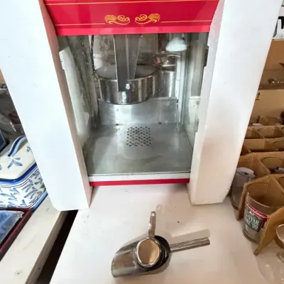 Vintage-style countertop popcorn machine - LARGE SIZE