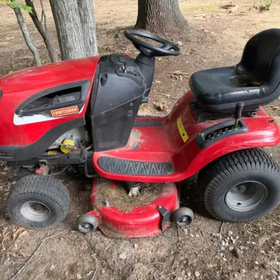 Red Craftsman YT-series riding lawn tractor
