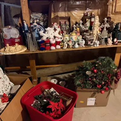Large Lot of Chistmas Holiday Decor and Collectibles