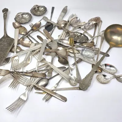 Mystery! Antique Silverplated Silverware #2