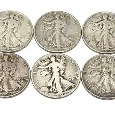 U.S. Walking Liberty Half Dollars - 10ct