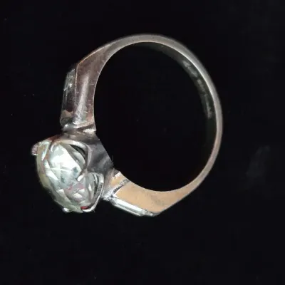 Sterling Silver & Crystal Ring