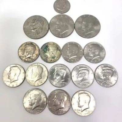 U.S. Half Dollar And $1 Coins - 1964-1994