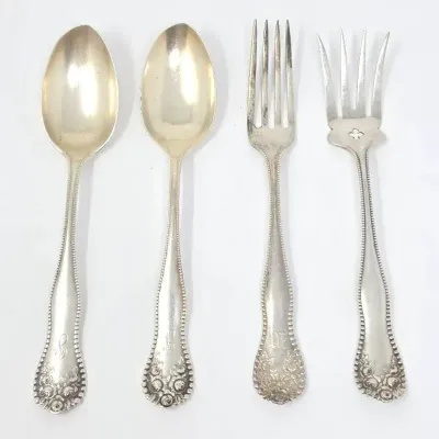 Antique Sterling Lancaster By Gorham - 4 Pieces
