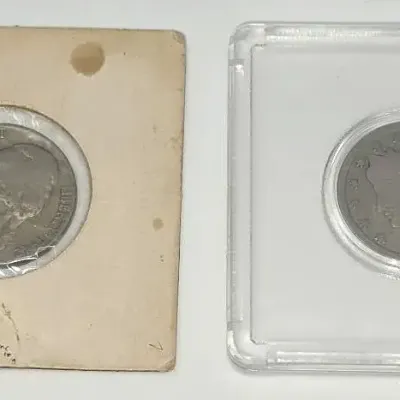 1904 U.S. Liberty "V" Nickel & 1942 U.S. Silver Nickel