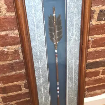Framed Arrow Art - Signed, John Tracy II - 10.25"x34.5"