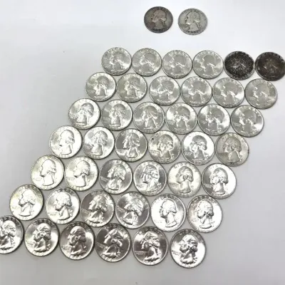 Vintage U.S. Quarters - 1952-1964