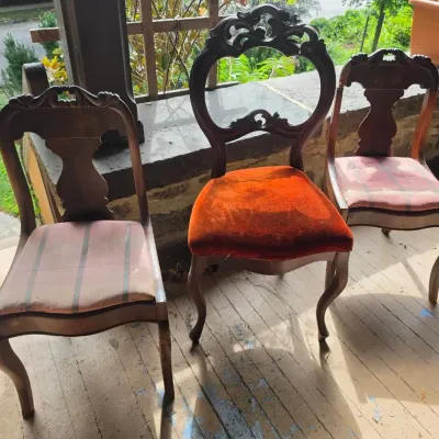 Victorian Side Chairs - American Empire & Balloon-Back