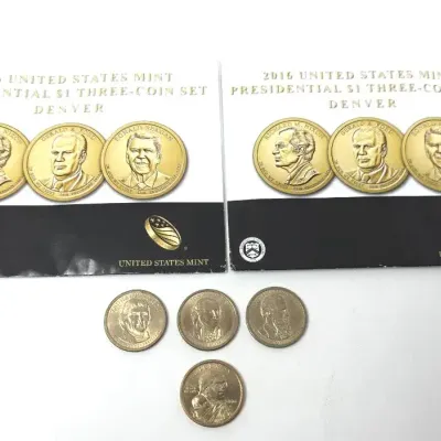 U.S. One Dollar Coins - Presidential Sets & Sacagawea