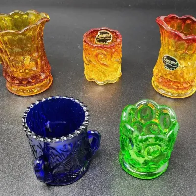Kanawha Amberina And Other Hand Crafted Glassware