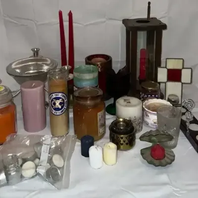Candles Big & Little - Plus Clamshell Candle!