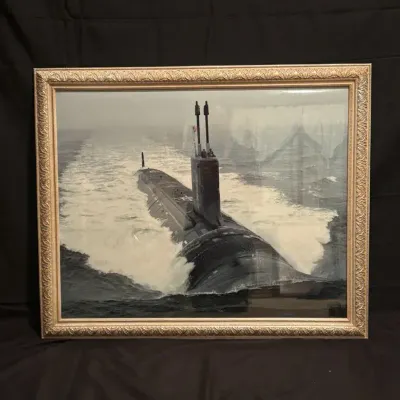 Submarine framed Artwork