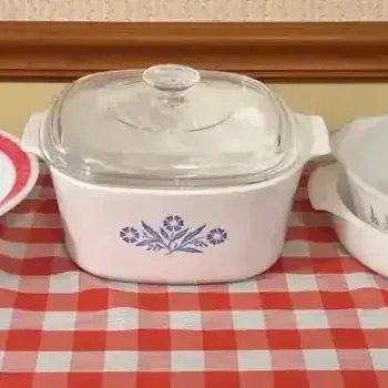3 Fire King & 1 CorningWare