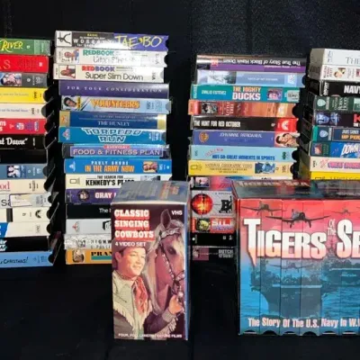 Large Lot of VHS Tapes