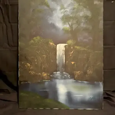 Waterfall Painting By Gall
