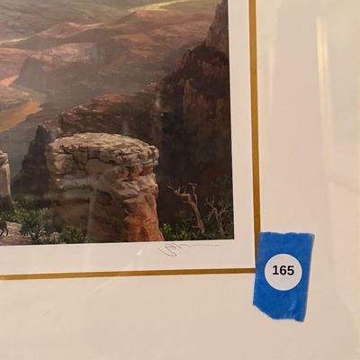 Alexander Chen “Grand Canyon Vista” Signed Limited Edition Serigraph 1448/2250 – Framed (TV R)