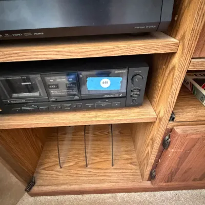 Vintage 1989 JVC TD-W801 Stereo Double Cassette Deck – Dual Auto Reverse High-Speed Dubbing Untested (MBR)