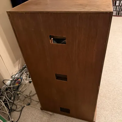 Vintage Oak-Finish Stereo Component Cabinet / Audio Rack – 44" Tall CHOICE #1 (TVR)