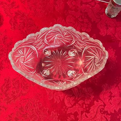 Set of 5 Vintage Anchor Hocking Star of David Tableware Items (DR)