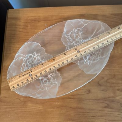 Vintage Clear Glass & Crystal Serving Pieces (7-Piece Lot)